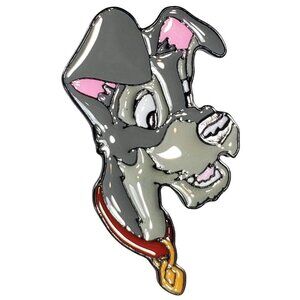 Lady Tramp Dog Lapel Pin Mutt Collar Brooch Pin Accessories Jewelry Badge